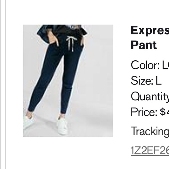 Express One Eleven Fitted Jogger Pant - Picture 2 of 2